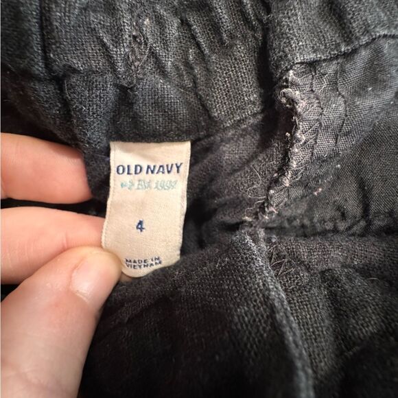 Old Navy Womens Shorts Linen Rayon Blend Size 4 - Picture 2 of 4